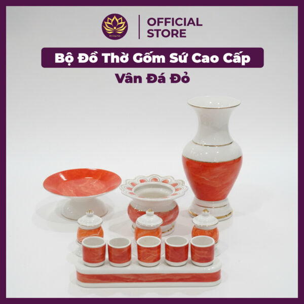 bộ bình đỏ (trọn bộ)
