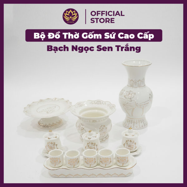 bộ bình sen đá (combo)