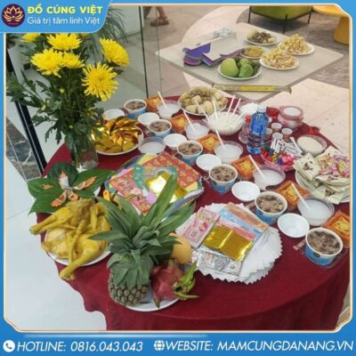 Khi nào cúng rằm Trung thu ngoài trời?
