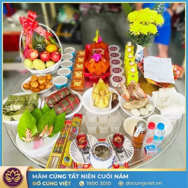 Mâm Cúng Tất Niên Cuối Năm