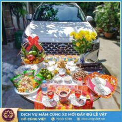 Mâm Cúng Xe Mới