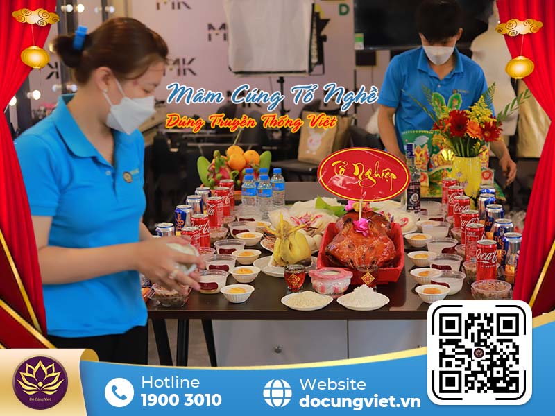 Mâm cúng tổ nghề tại Đồ Cúng Việt