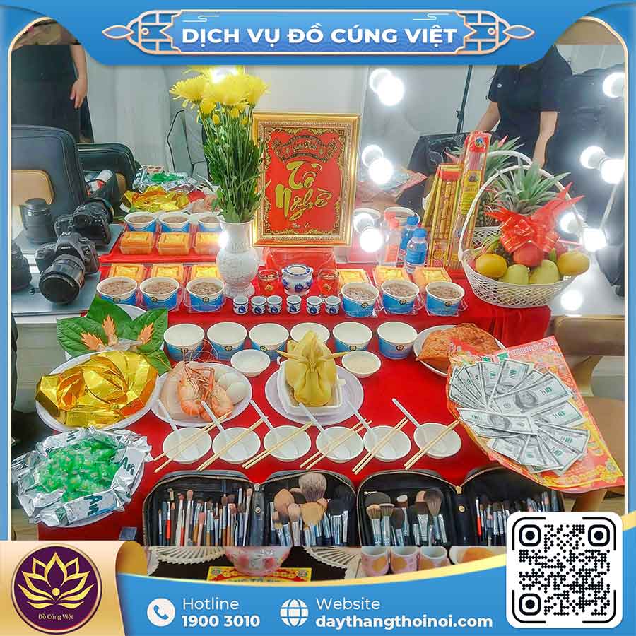 Mâm cúng tổ nghề gói 2
