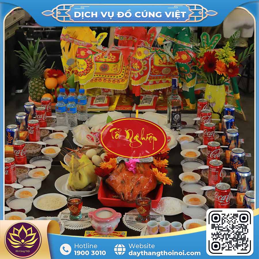 Mâm cúng tổ nghề gói vip