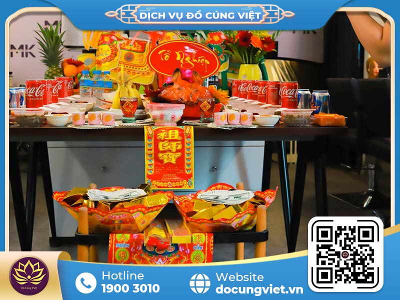 Lễ vật trong mâm cúng tổ nghề