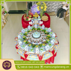 Mâm cúng đầy tháng cho bé trai đơn giản