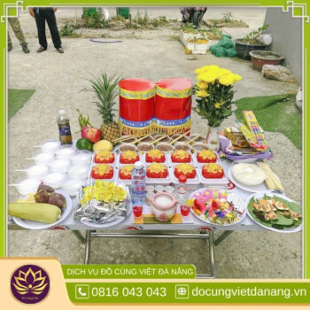 Mâm Cúng Khai Trương Chay Chỉnh Chu - Gói 2