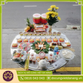 Mâm Cúng Khai Trương Chay Gói 2