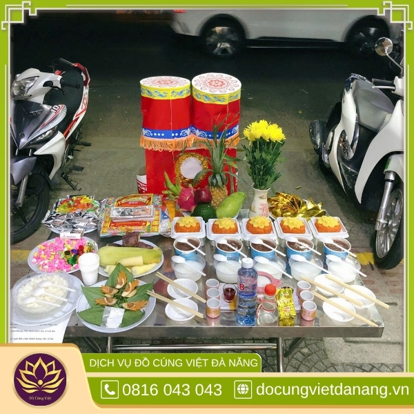 Mâm Cúng Khai Trương Chay