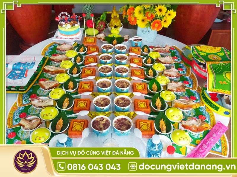 Mâm cúng đầy tháng bé trai gồm những gì?