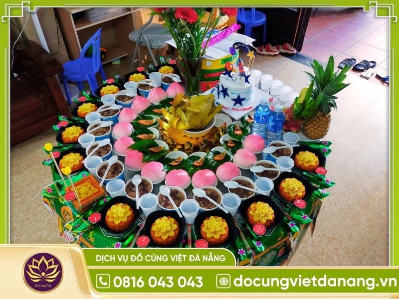 Các lễ vật khác trong mâm cúng đầy tháng cho bé trai